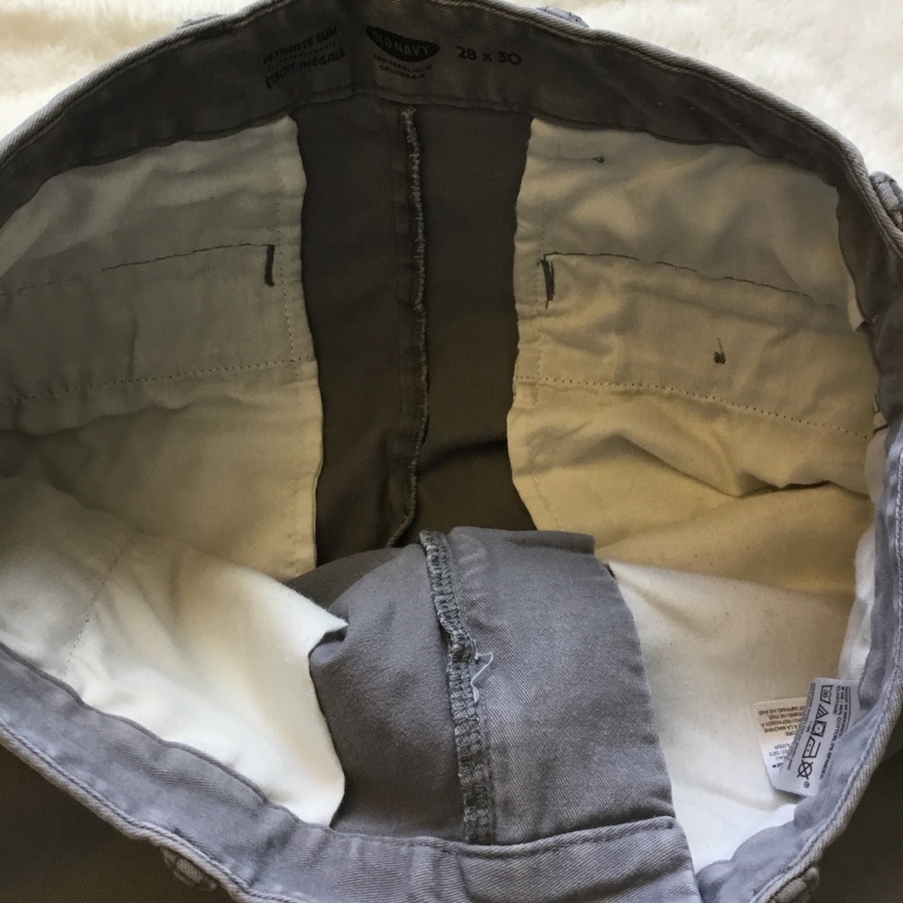 Old Navy Charcoal Gray Ultimate Slim Chino Pants - Picture 6 of 15